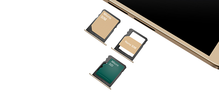 智慧全网通,换卡更轻松 双卡双待,兼容micro sim及nano sim卡.